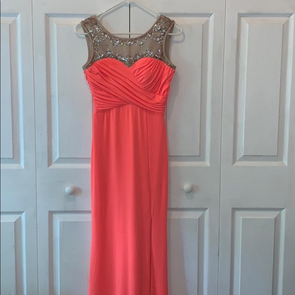 Coral Prom Dress